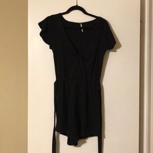 Free people black romper